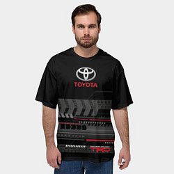 Футболка оверсайз мужская Toyota TRD, цвет: 3D-принт — фото 2