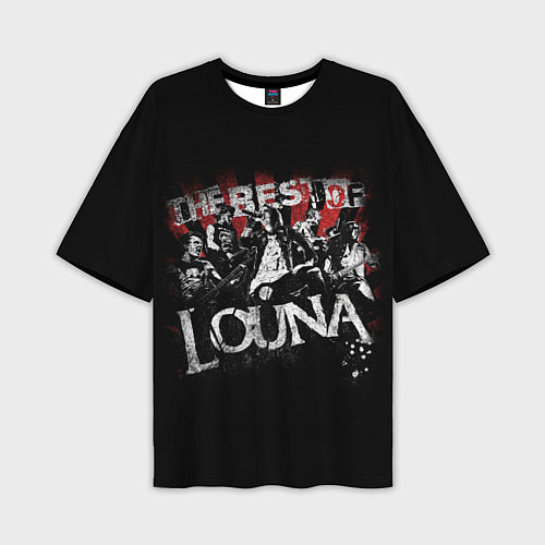 Мужская футболка оверсайз The best of Louna / 3D-принт – фото 1