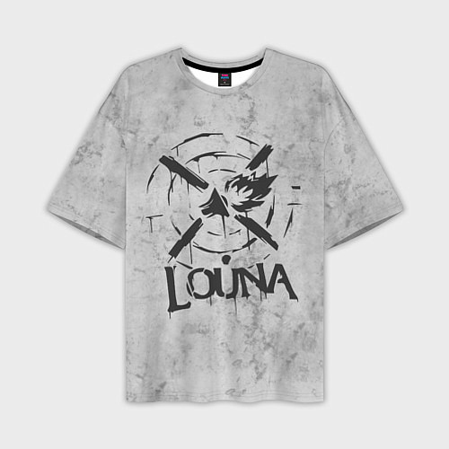 Мужская футболка оверсайз Louna: Сделай громче / 3D-принт – фото 1