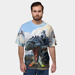 Футболка оверсайз мужская ARK: Survival Evolved, цвет: 3D-принт — фото 2