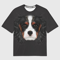 Футболка оверсайз мужская Cavalier King Charles, цвет: 3D-принт