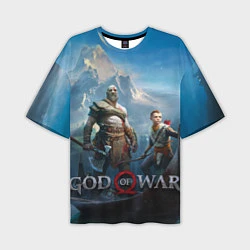 Мужская футболка оверсайз God of War