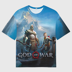 Футболка оверсайз мужская God of War, цвет: 3D-принт