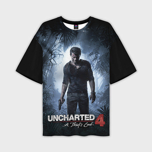 Мужская футболка оверсайз Uncharted 4: A Thief's End / 3D-принт – фото 1