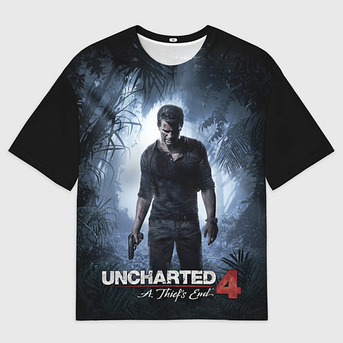 Мужская футболка оверсайз Uncharted 4: A Thief's End / 3D-принт – фото 1