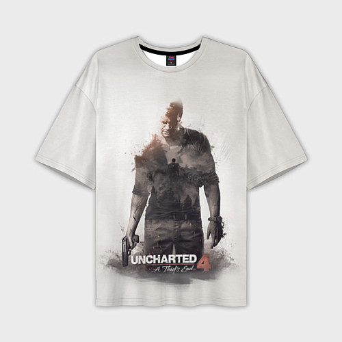 Мужская футболка оверсайз Uncharted 4: Nathan / 3D-принт – фото 1