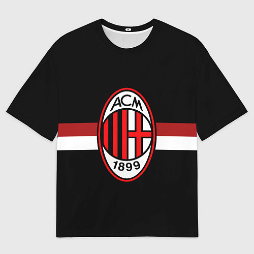 Мужская футболка оверсайз AC Milan 1899 / 3D-принт – фото 1