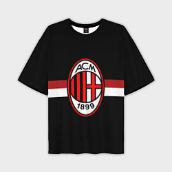 Футболка оверсайз мужская AC Milan 1899, цвет: 3D-принт