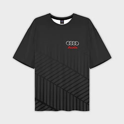 Мужская футболка оверсайз Audi: Grey Collection