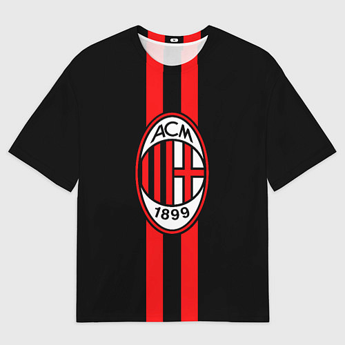 Мужская футболка оверсайз AC Milan 1899 / 3D-принт – фото 1