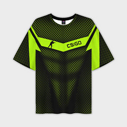 Футболка оверсайз мужская CS:GO Carbon Form, цвет: 3D-принт