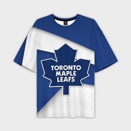 Мужская футболка оверсайз Toronto Maple Leafs / 3D-принт – фото 1