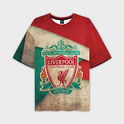 Мужская футболка оверсайз FC Liverpool: Old Style