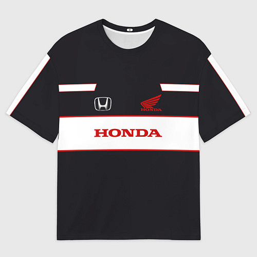 Мужская футболка оверсайз Honda Sport / 3D-принт – фото 1