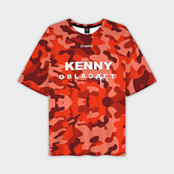 Футболка оверсайз мужская Kenny: Obladaet Camo, цвет: 3D-принт