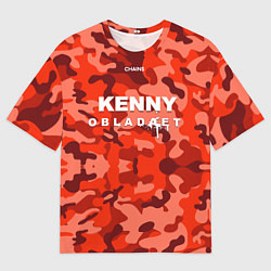 Футболка оверсайз мужская Kenny: Obladaet Camo, цвет: 3D-принт