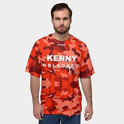 Футболка оверсайз мужская Kenny: Obladaet Camo, цвет: 3D-принт — фото 2