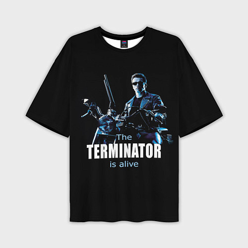 Мужская футболка оверсайз Terminator: Is alive / 3D-принт – фото 1