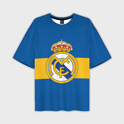 Мужская футболка оверсайз Реал Мадрид / 3D-принт – фото 1