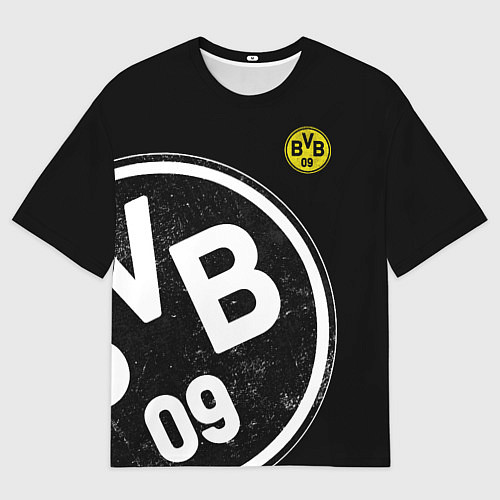 Мужская футболка оверсайз Borussia Dortmund: Exclusive / 3D-принт – фото 1