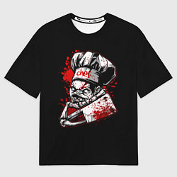 Футболка оверсайз мужская Pudge Chef, цвет: 3D-принт