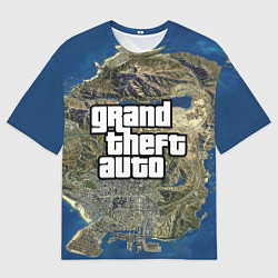Мужская футболка оверсайз GTA