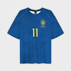 Мужская футболка оверсайз Coutinho Away WC 2018