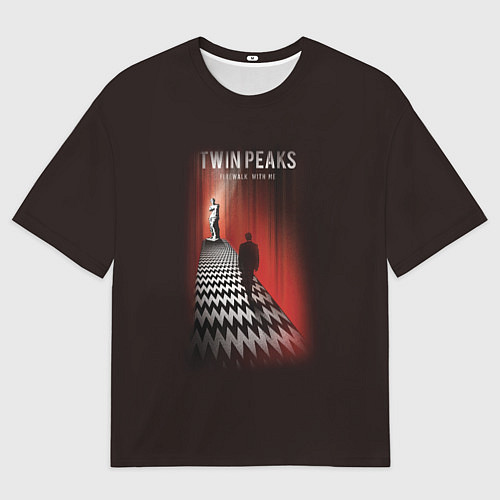 Мужская футболка оверсайз Twin Peaks: Firewalk with me / 3D-принт – фото 1