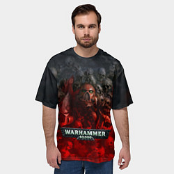 Футболка оверсайз мужская Warhammer 40000: Dawn Of War, цвет: 3D-принт — фото 2