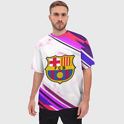 Футболка оверсайз мужская Barcelona, цвет: 3D-принт — фото 2