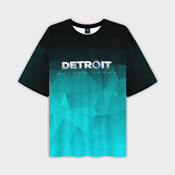 Мужская футболка оверсайз Detroit: Become Human