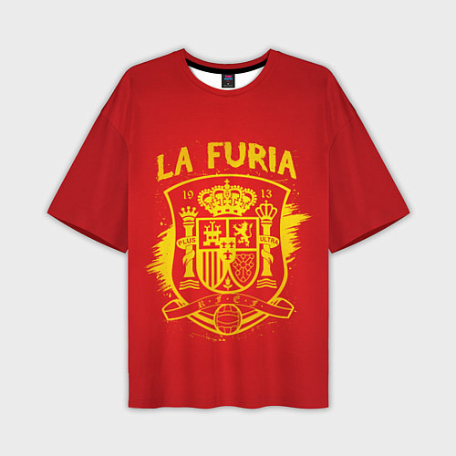 Мужская футболка оверсайз La Furia / 3D-принт – фото 1