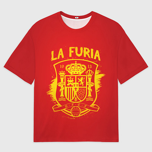 Мужская футболка оверсайз La Furia / 3D-принт – фото 1