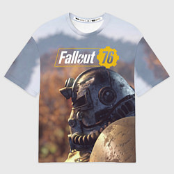 Мужская футболка оверсайз Fallout 76