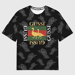 Футболка оверсайз мужская GUSSI Style, цвет: 3D-принт