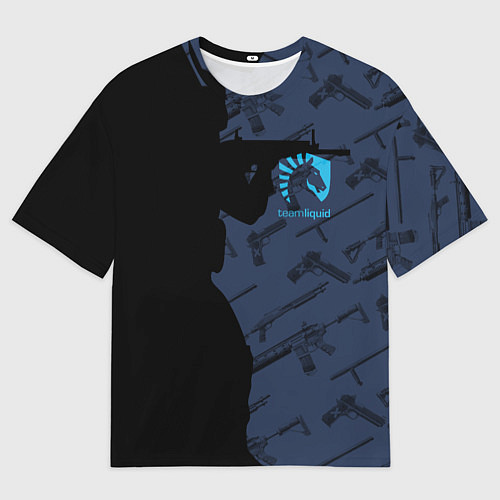 Мужская футболка оверсайз CS:GO Team Liquid / 3D-принт – фото 1