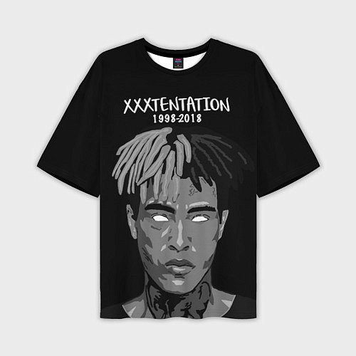 Мужская футболка оверсайз XXXTentacion: 1998-2018 / 3D-принт – фото 1