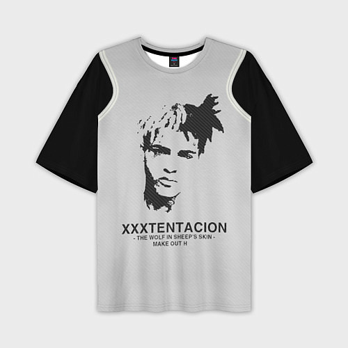 Мужская футболка оверсайз XXXTentacion RIP / 3D-принт – фото 1