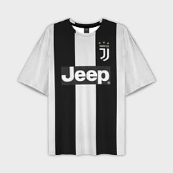Мужская футболка оверсайз FC Juventus: Ronaldo Home 18-19