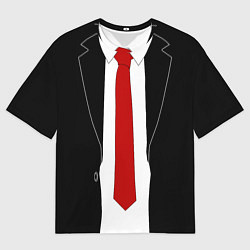 Мужская футболка оверсайз Hitman 47