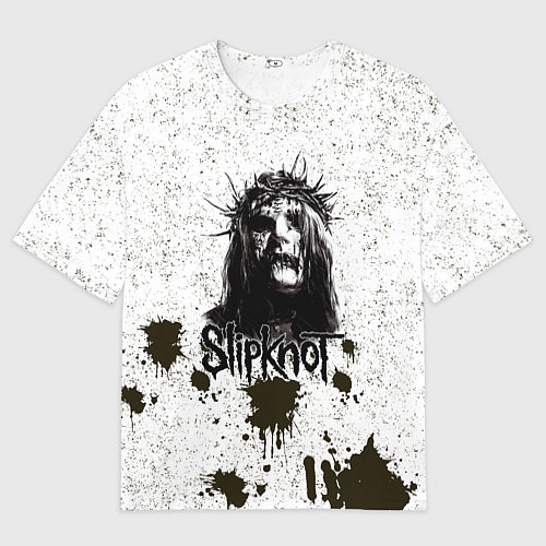 Мужская футболка оверсайз Slipknot Demon / 3D-принт – фото 1