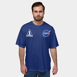 Футболка оверсайз мужская NASA: Special Form, цвет: 3D-принт — фото 2