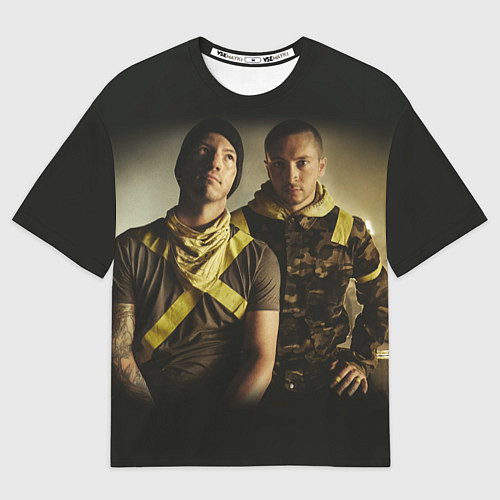 Мужская футболка оверсайз 21 Pilots Boys / 3D-принт – фото 1