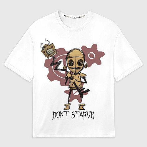 Мужская футболка оверсайз Don't Starve: WX-78 / 3D-принт – фото 1