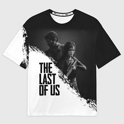 Футболка оверсайз мужская The Last of Us: White & Black, цвет: 3D-принт