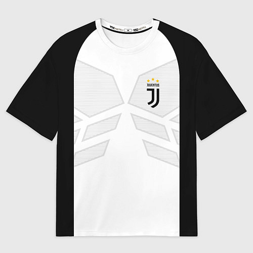 Мужская футболка оверсайз JUVENTUS SPORT / 3D-принт – фото 1