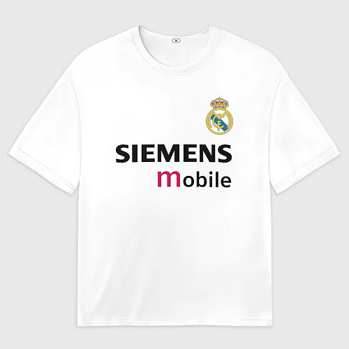 Мужская футболка оверсайз FC Real Madrid: Beckham Retro / 3D-принт – фото 1