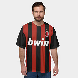 Футболка оверсайз мужская AC Milan: Ronaldo Retro, цвет: 3D-принт — фото 2