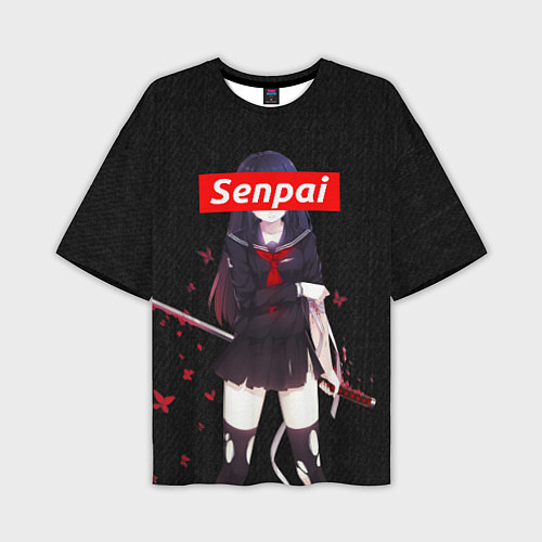 Мужская футболка оверсайз Senpai Assassin / 3D-принт – фото 1