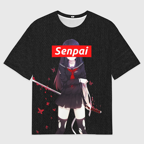 Мужская футболка оверсайз Senpai Assassin / 3D-принт – фото 1